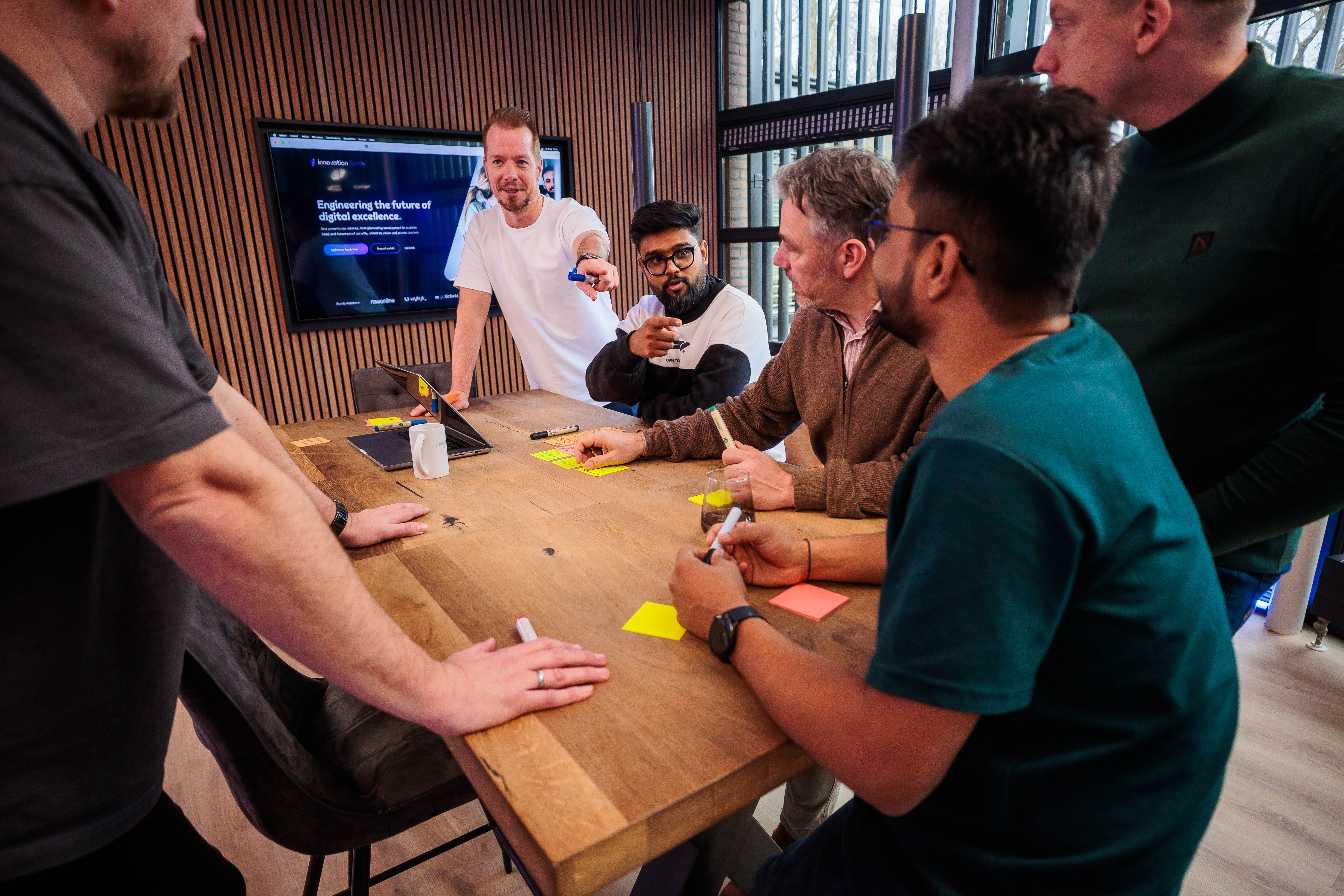 Innovation Family team collaborating